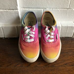 Rainbow Vans sneakers size 12